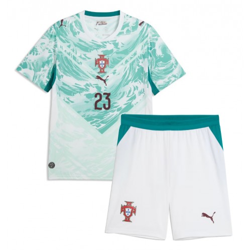 Portugal Vitinha #23 Bortaställ Barn VM 2026 Kortärmad (+ Korta byxor)